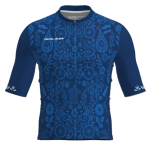 Pearl Izumi Kurbitsblå kortärmad cykelcykeltröja