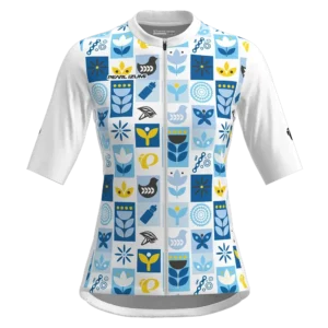 Pearl Izumi Svenskruta kortärmad cykeltröja, dam